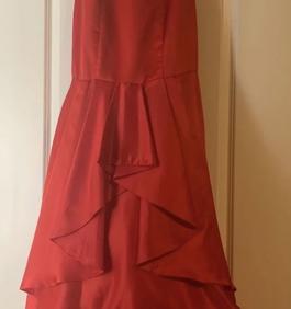 Rachel Allan Red Size 6 Floor Length Ball gown on Queenly