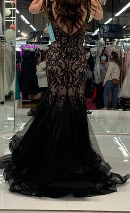 Jasz Black Size 2 Prom Midi Cocktail Dress on Queenly