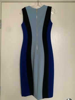Calvin Klein Blue Size 2 Military Straight Dress on Queenly