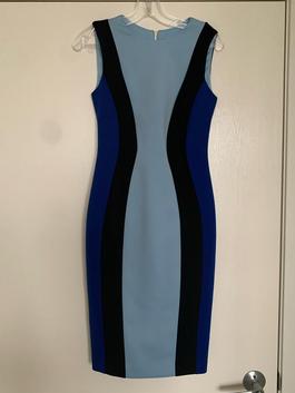 Calvin Klein Blue Size 2 Military Straight Dress on Queenly