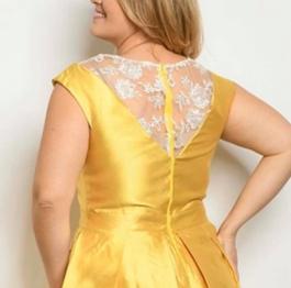 Yellow Size 18 Ball gown on Queenly