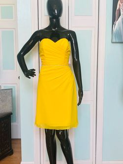 Alfred Angelo Yellow Size 4 Euphoria 50 Off 70 Off Cocktail Dress on Queenly