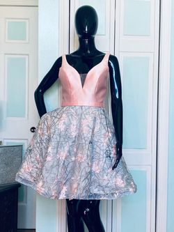 Clarisse Pink Size 4 Appearance Homecoming Midi Cocktail Dress on Queenly