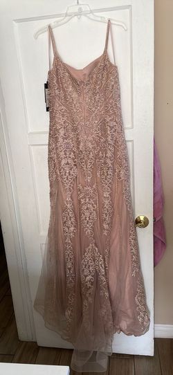 Cinderella Devine Nude Size 10 Rose Gold 50 Off Flare Mermaid Dress on Queenly