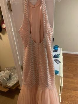 Anny Lee Light Pink Size 12 Military Mermaid Dress on Queenly