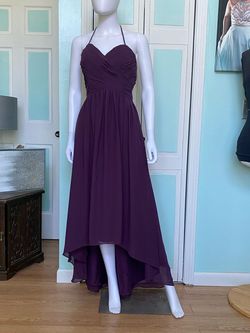 Sydney James Purple Size 8 High Low A-line Dress on Queenly