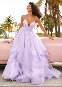 Sherri Hill Purple Size 6 50 Off Corset Ball gown on Queenly