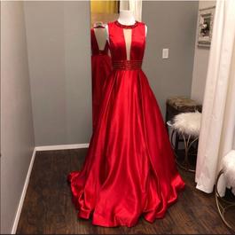 Sherri Hill Red Size 0 50 Off Sequin Ball gown on Queenly