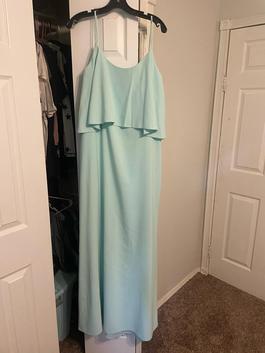 Lola Rose Light Blue Size 14 Military Bridesmaid Straight Dress on Queenly