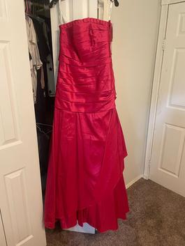 Vendor Jordan Hot Pink Size 8 Floor Length Ball gown on Queenly