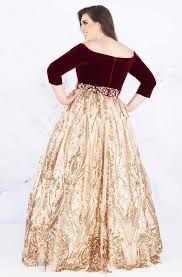 Mac Duggal Gold Size 14 Floor Length Sequin Ball gown on Queenly