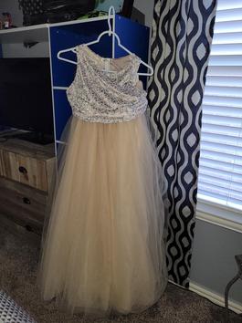 Ro Palia Nude Size 6 Prom Floor Length Ball gown on Queenly