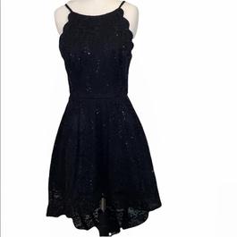 IN San Francisco Black Size 8 Euphoria Sequined $300 Cocktail Dress on Queenly