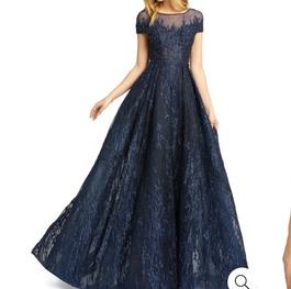 Mac Duggal Blue Size 8 Ball gown on Queenly