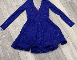 Blue Size 4 Cocktail Dress on Queenly