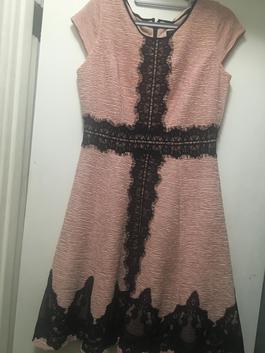Jax Light Pink Size 8 $300 Flare A-line Dress on Queenly