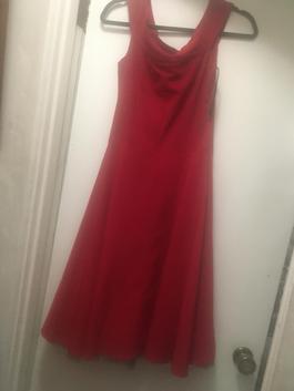 Red Fox Red Size 8 Floor Length Military A-line Dress on Queenly