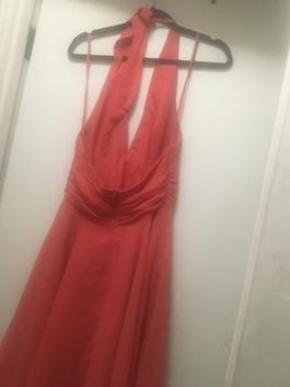 Bari Jay Pink Size 10 Floor Length Backless Military A-line Dress on Queenly