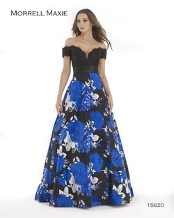 Style 15620 Morrell Maxie Blue Size 16 Tall Height A-line Dress on Queenly
