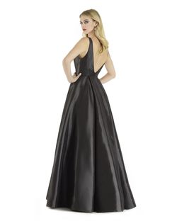 Style 15907 Morrell Maxie Black Size 10 Pageant Floor Length Ball gown on Queenly