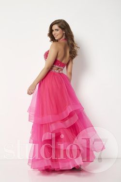 Style 12694 Studio 17 Pink Size 0 Sequined 12694 Tall Height Ball gown on Queenly