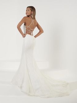 Style 12874 Studio 17 White Size 6 Sweetheart Ivory Corset Mermaid Dress on Queenly