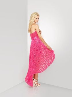 Style R9632 Riva Designs Pink Size 6 Overskirt Strapless Midi Cocktail Dress on Queenly
