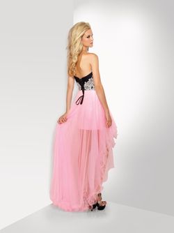 Style R9611 Riva Designs Pink Size 4 Jewelled Euphoria High Neck Cocktail Dress on Queenly