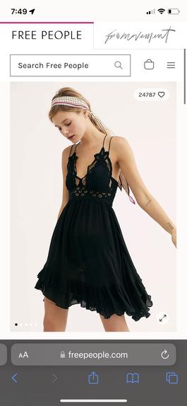 free people Black Size 0 50 Off Midi Cocktail Dress on Queenly