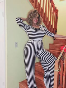Multicolor Size 14 Jumpsuit Dress on Queenly