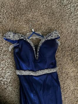 Lucci Lu Blue Size 2 Short Height Mermaid Dress on Queenly