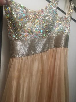 Toyal Queen Collection Nude Size 16 Floor Length 50 Off Ball gown on Queenly
