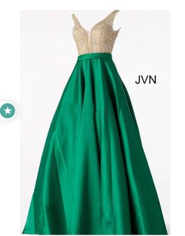 Jovani Green Size 6 Floor Length 50 Off Ball gown on Queenly