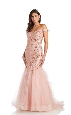 Style 16435 Morrell Maxie Pink Size 10 Tall Height Floor Length Sweetheart Mermaid Dress on Queenly