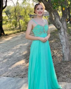 ALYCE Green Size 2 Floor Length Strapless Mini Straight Dress on Queenly