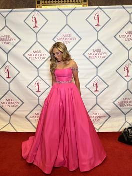 Sherri Hill Pink Size 0 Floor Length Short Height Ball gown on Queenly