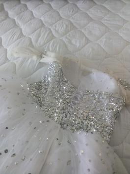 White Size 16 Ball gown on Queenly