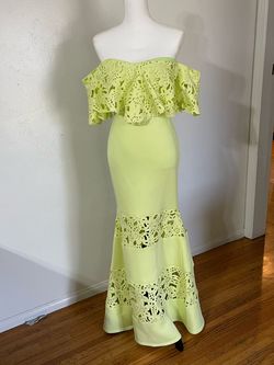 Green Size 6 Mermaid Dress on Queenly