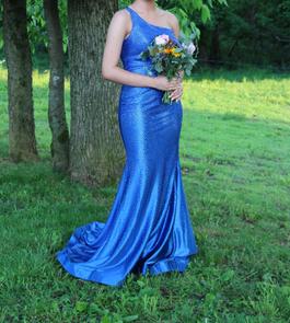 Ava Presley Royal Blue Size 4 Mermaid Dress on Queenly