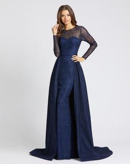 Style 12356 Mac Duggal Blue Size 10 50 Off Train Dress on Queenly