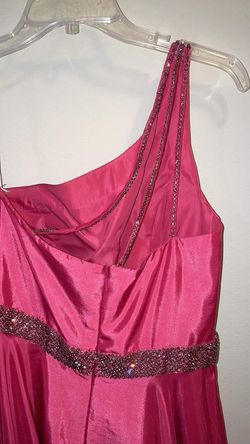 Sherri Hill Hot Pink Size 4 Pageant Sequin Silk A-line Dress on Queenly