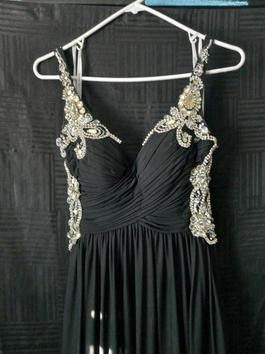 A Known Name Black Size 4 $300 Side slit Dress on Queenly