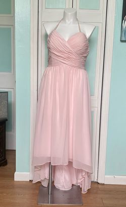 Sydney James Pink Size 18 Military Tall Height High Low Plus Size A-line Dress on Queenly