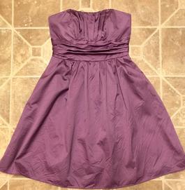 David's Bridal Purple Size 6 $300 Floor Length A-line Dress on Queenly