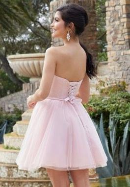 MoriLee Light Pink Size 14 $300 A-line Dress on Queenly