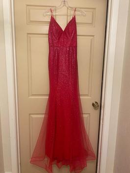 Juliet Pink Size 4 Floor Length Jewelled Mermaid Dress on Queenly