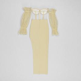 Nude Size 6 Side slit Dress on Queenly