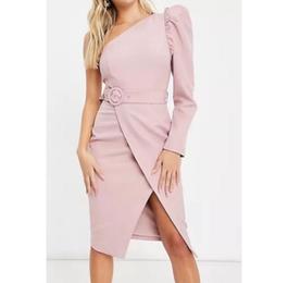 Lavish Alice Pink Size 6 Midi $300 50 Off Cocktail Dress on Queenly