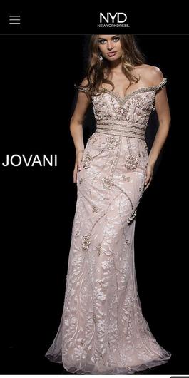 Jovani Red Size 12 Military Mermaid Dress on Queenly