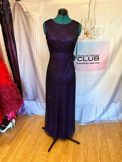 Unique Dress Clu Purple Size 6 50 Off Silk Military Floor Length Mermaid Dress on Queenly